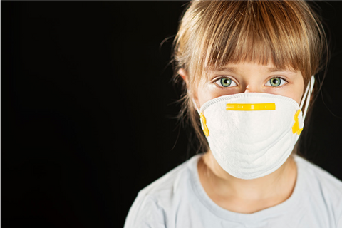 child-with-mask-over-face
